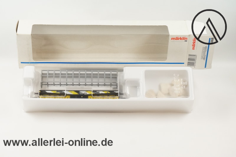 Märklin Spur H0 | 4868 Schwerlast-Flachwagen mit Steinen der ÖBB | 6-Achsiger Schwerlastwagen mit OVP – Bild 6