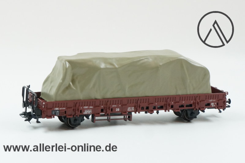 Märklin H0 | 46974 Rungenwagen mit Plane | Kbs 443 Güterwagen der DB mit OVP – Bild 2