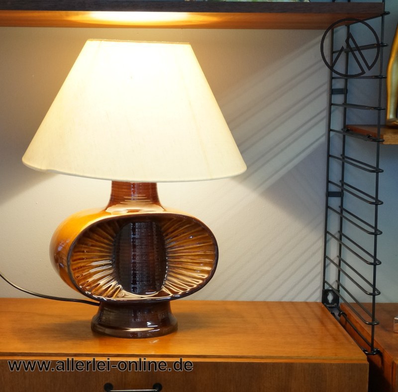 Goebel PAN Keramik Lampe | Tischlampe | Tischleuchte | Vintage 60er Jahre
