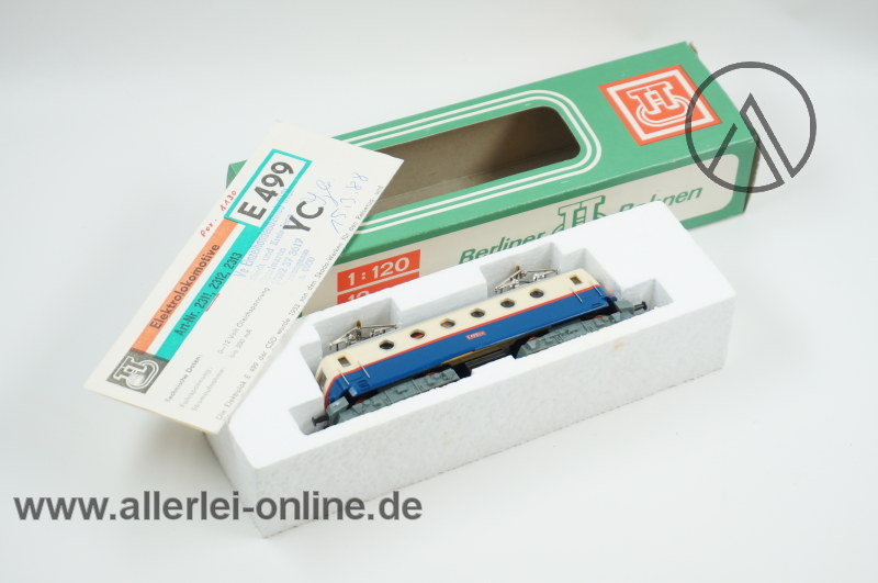 Berliner TT Bahnen | BTTB 2311 Elektrolokomotive E-499 035 | 12mm | 1:120 mit OVP – Bild 7