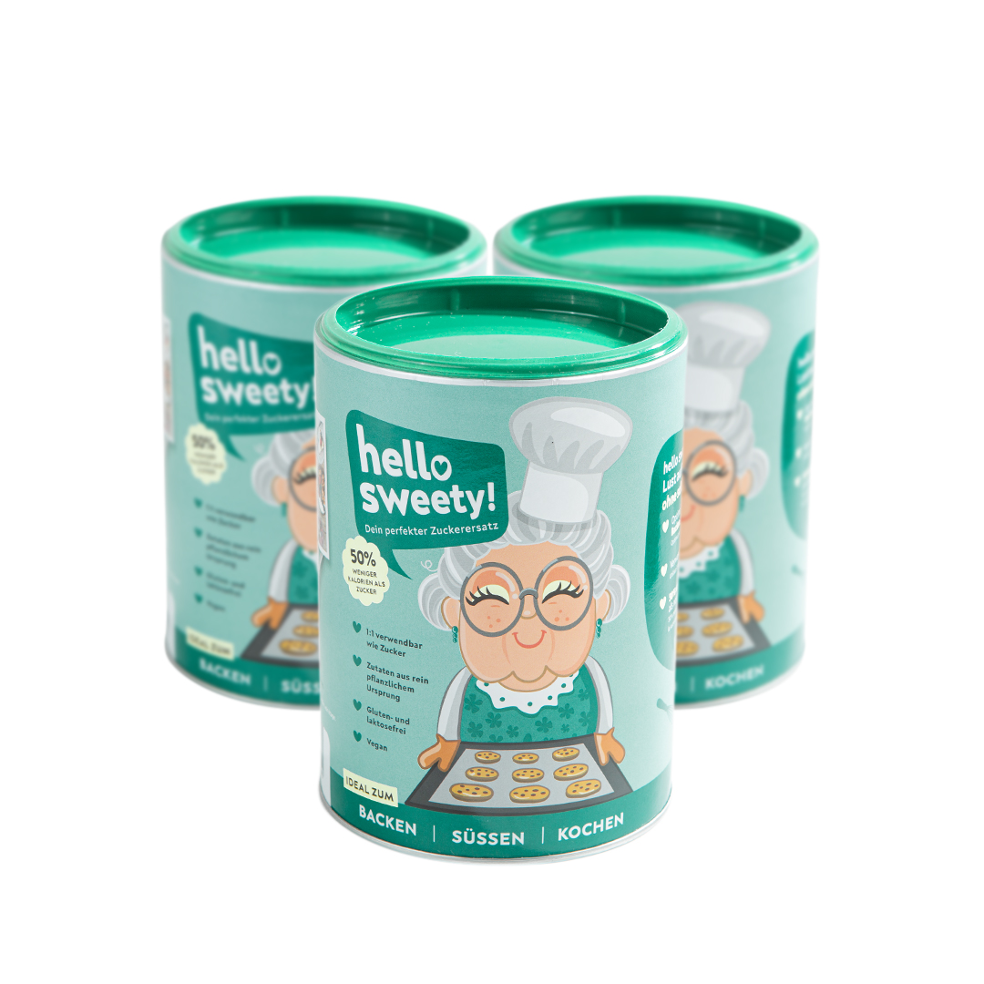 hello sweety – der Zucker der Zukunft 1 kg Dose – Bild 2