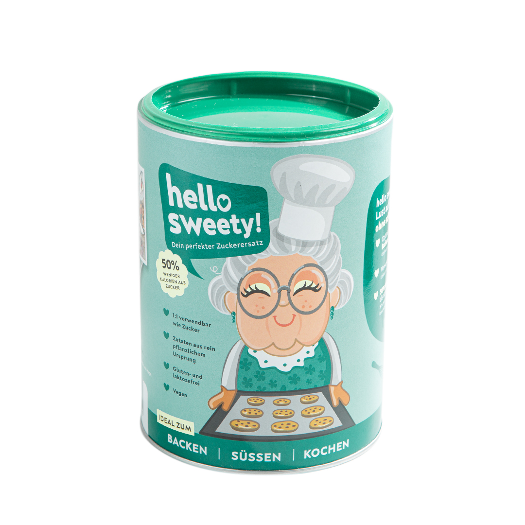 hello sweety – der Zucker der Zukunft 1 kg Dose