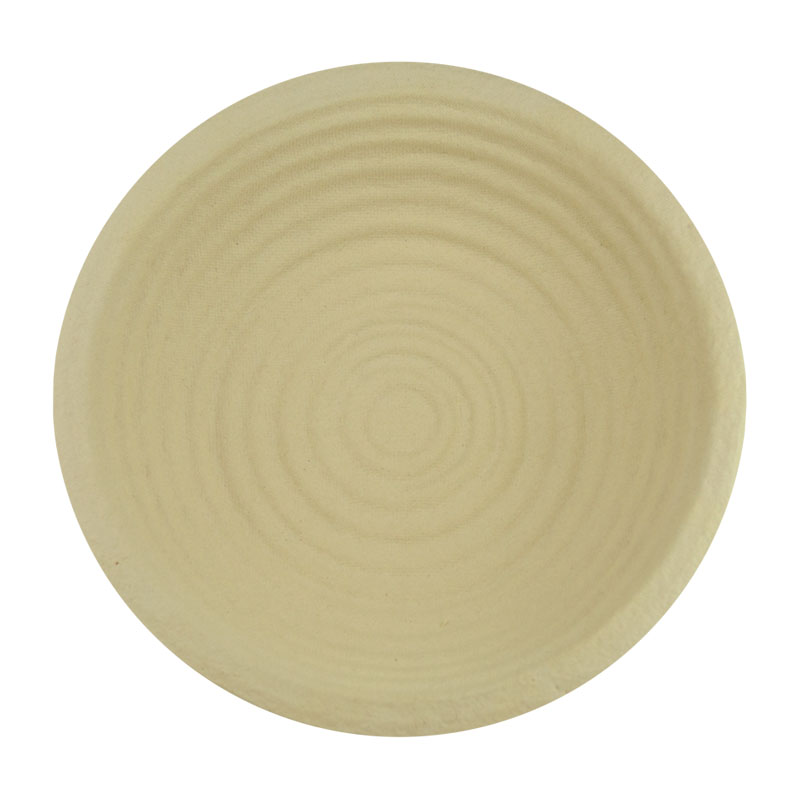 Gärkorb mit Holzschliff rund Rille Ø 22 cm