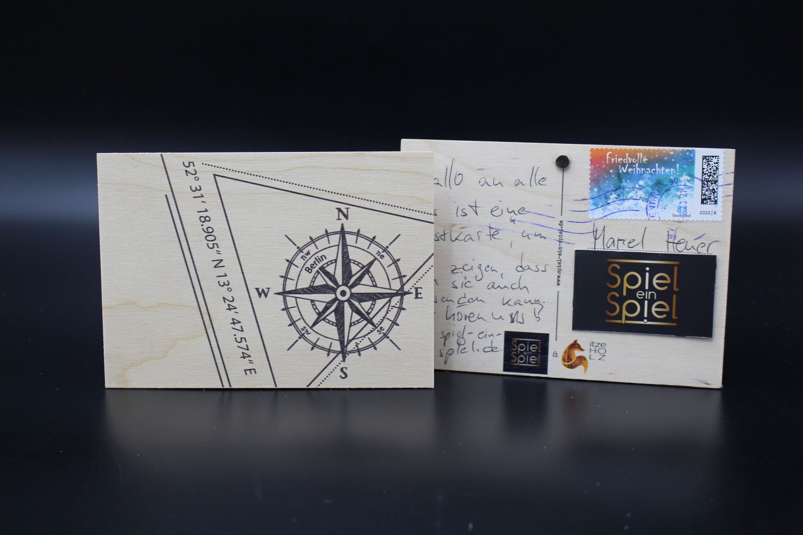 Holzkarte „Berlin“ – Koordinaten – Bild 3