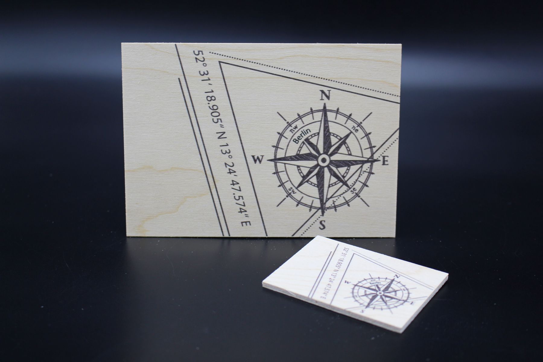Holzkarte „Berlin“ – Koordinaten – Bild 4