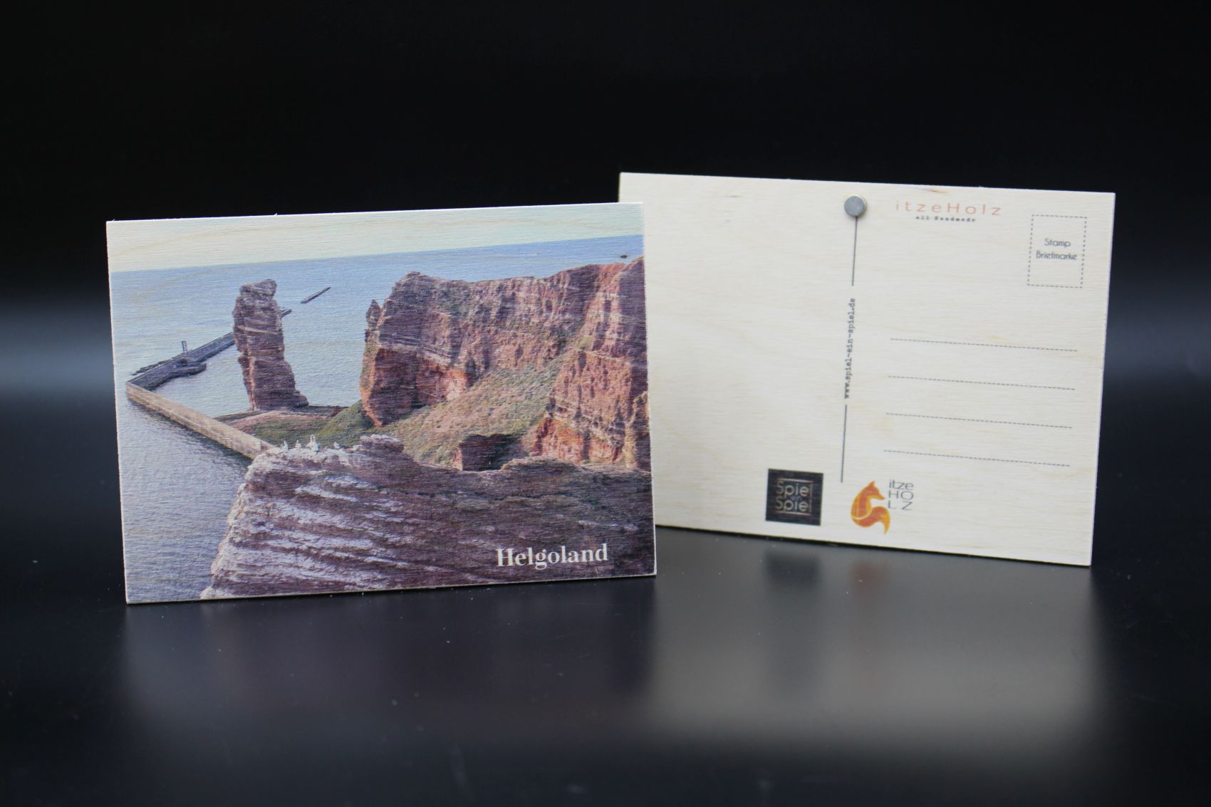 Holzkarte „Helgoland“ – Lange Anna – Bild 2