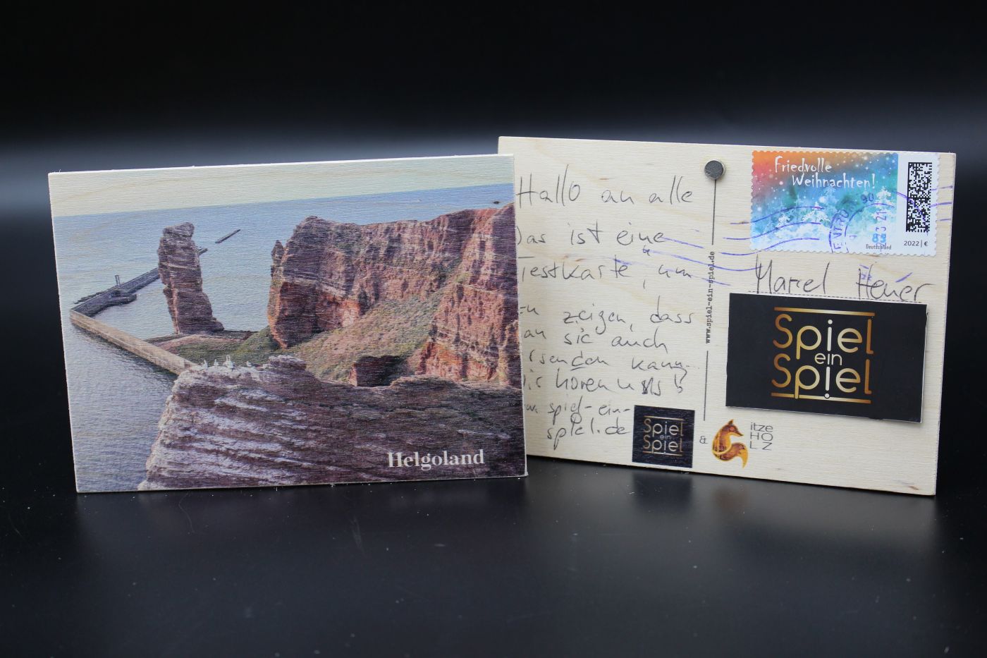 Holzkarte „Helgoland“ – Lange Anna – Bild 3