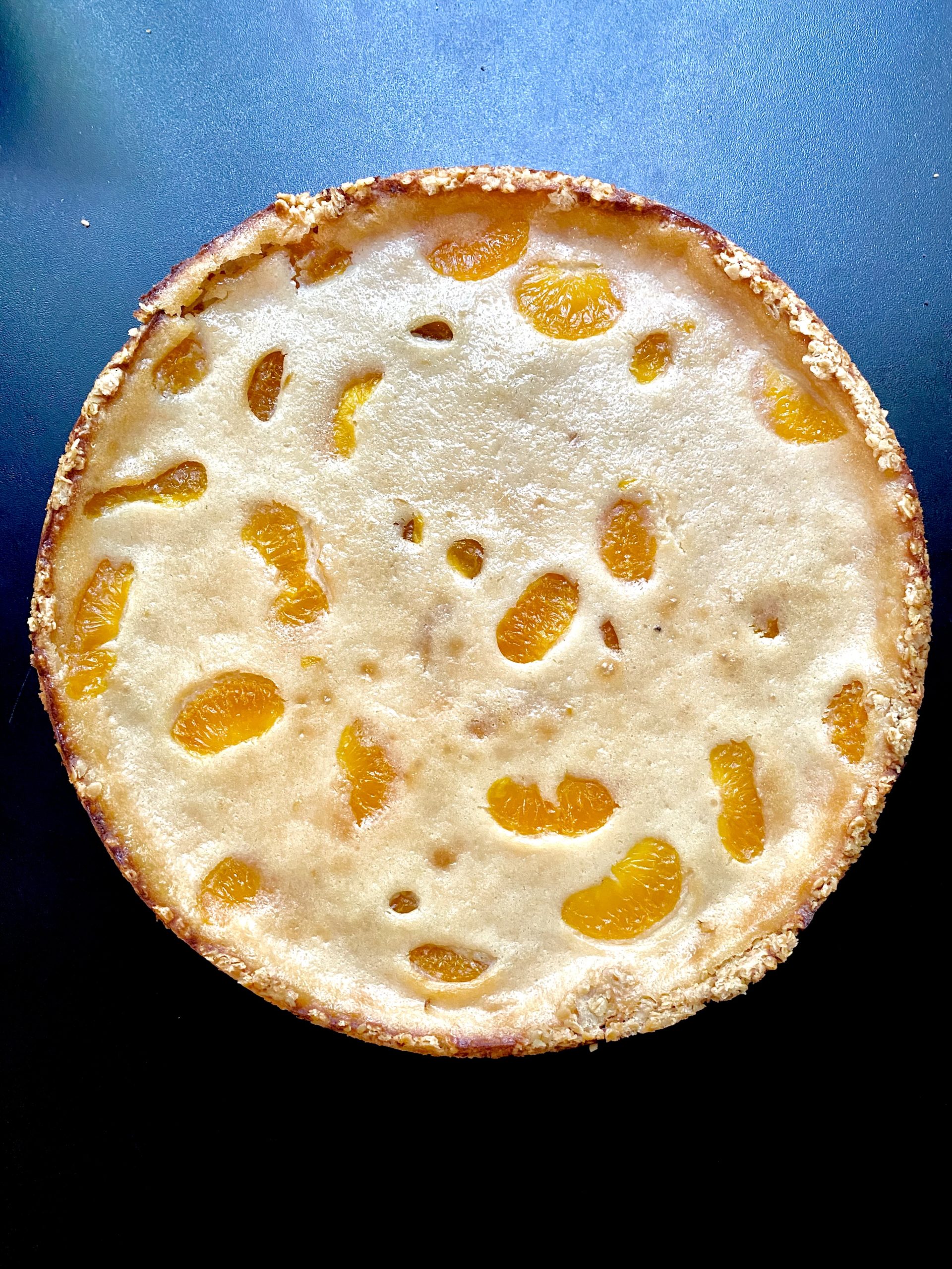 Käsekuchen mit Obst, vegan und glutenfrei, 26 cm – Bild 4