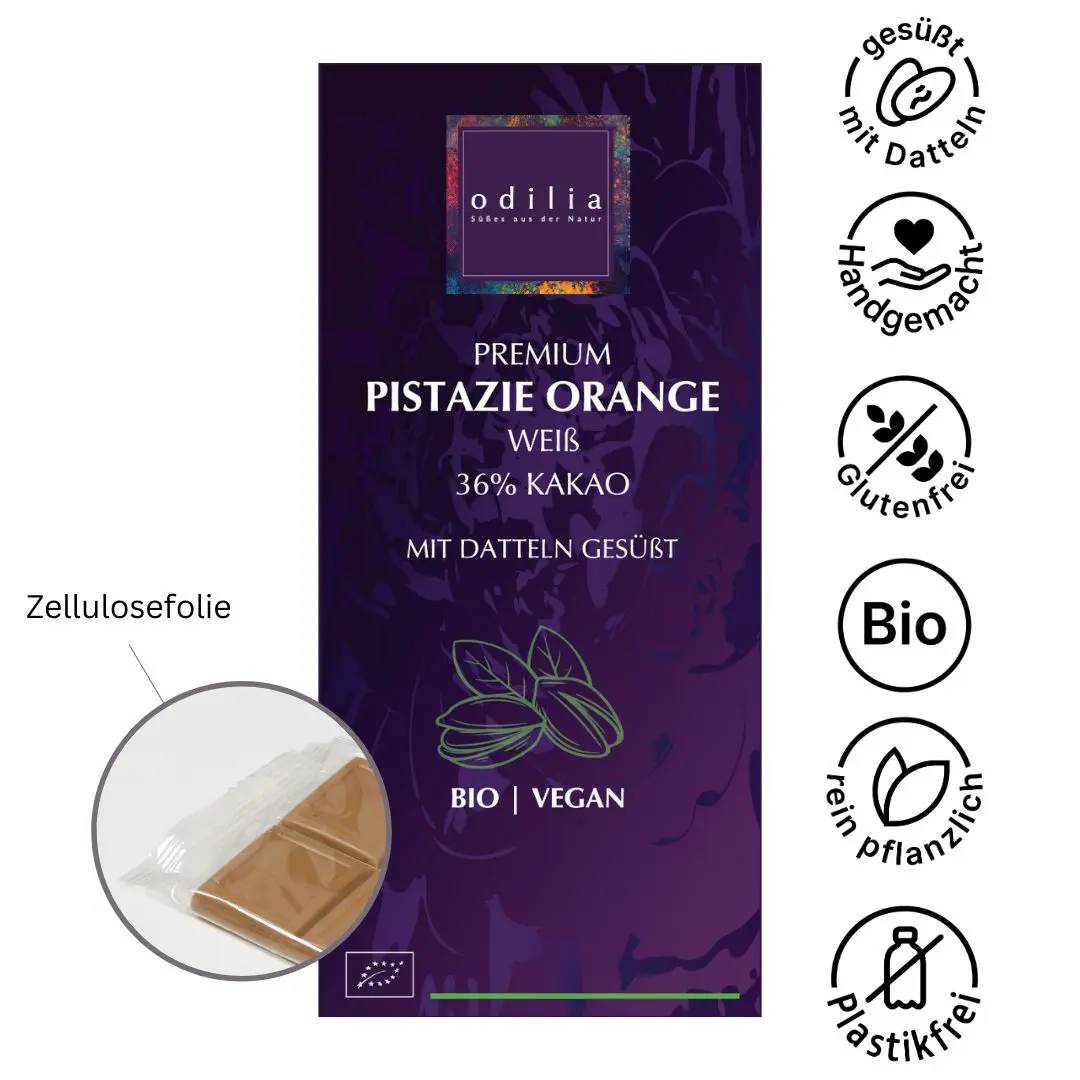 Odilia Premium Pistazie Orange Schokolade