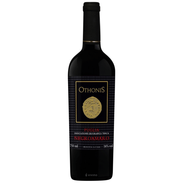 Flasche Rotwein „Negroamaro Puglia Othonis“ (750 ml)