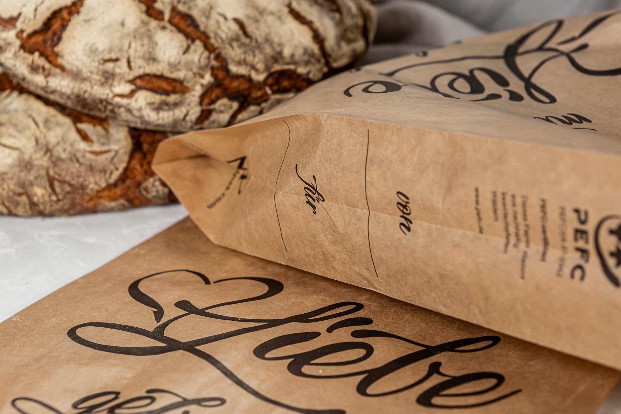 Papier Brotbeutel 40×28 cm 15 Stück – Bild 3