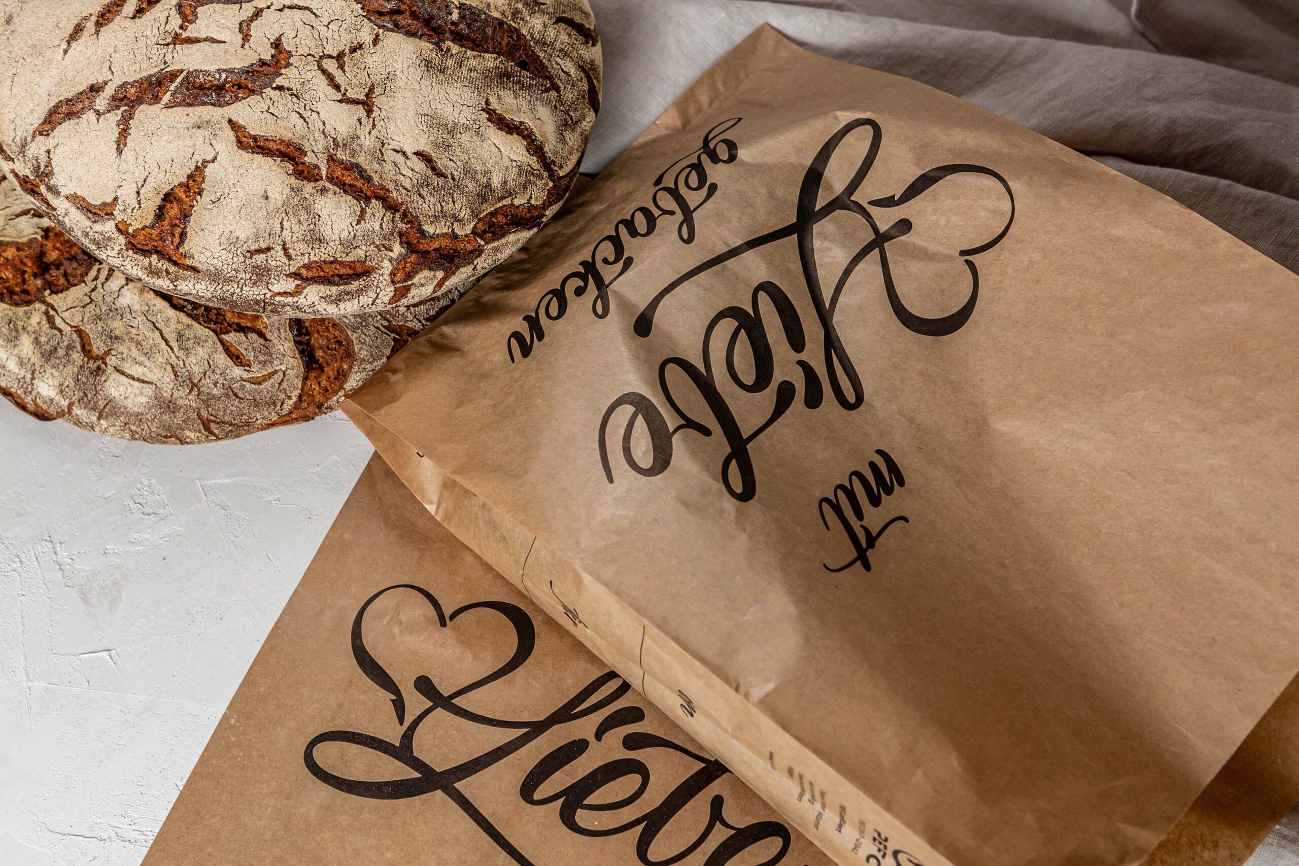 Papier Brotbeutel 40×28 cm 15 Stück – Bild 2