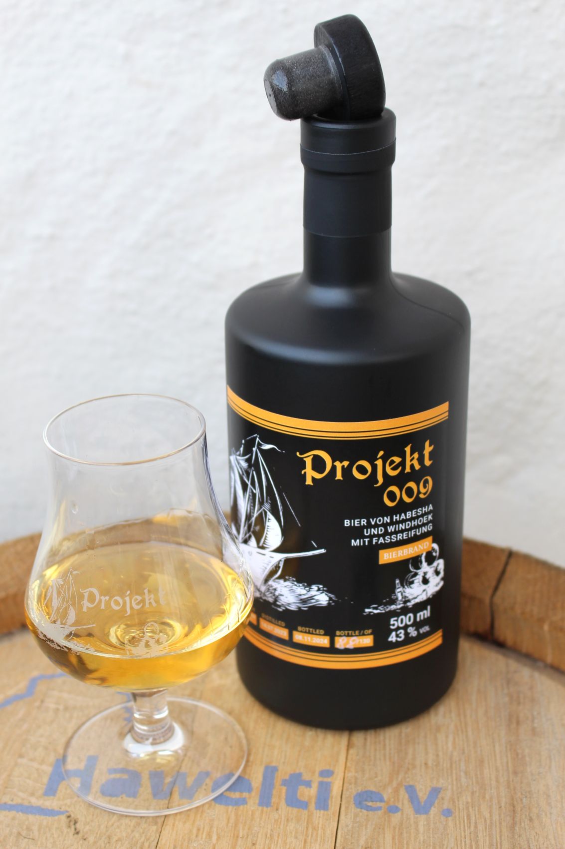 Projekt 009 – Bierbrand aus afrikanischem Bier mit Fassreifung