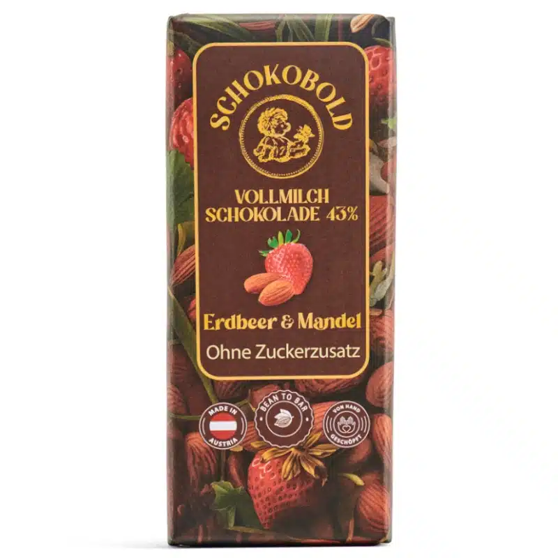 Schokobold Vollmilch Mandel Erdbeere