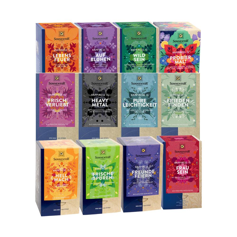 Tee Beutel Sonnentor Happiness Is