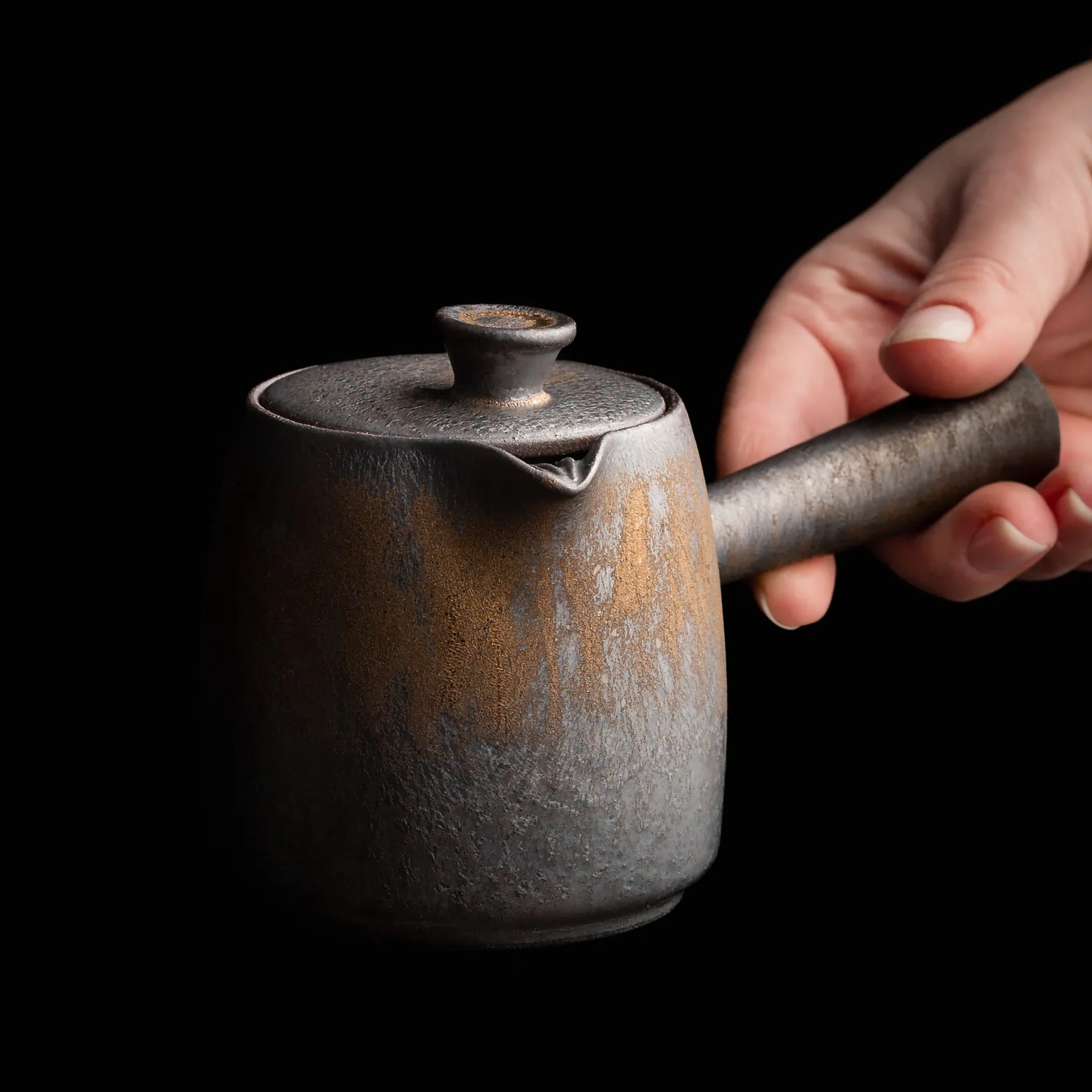 Traditionelle japanische Teekanne Kyusu – Bild 8