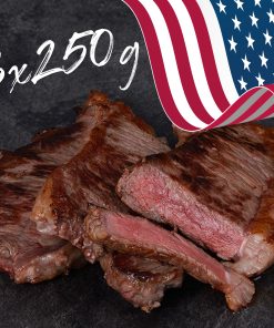 Rinder Beiried USA 750g Package / Rumpsteak = 3 Stk.