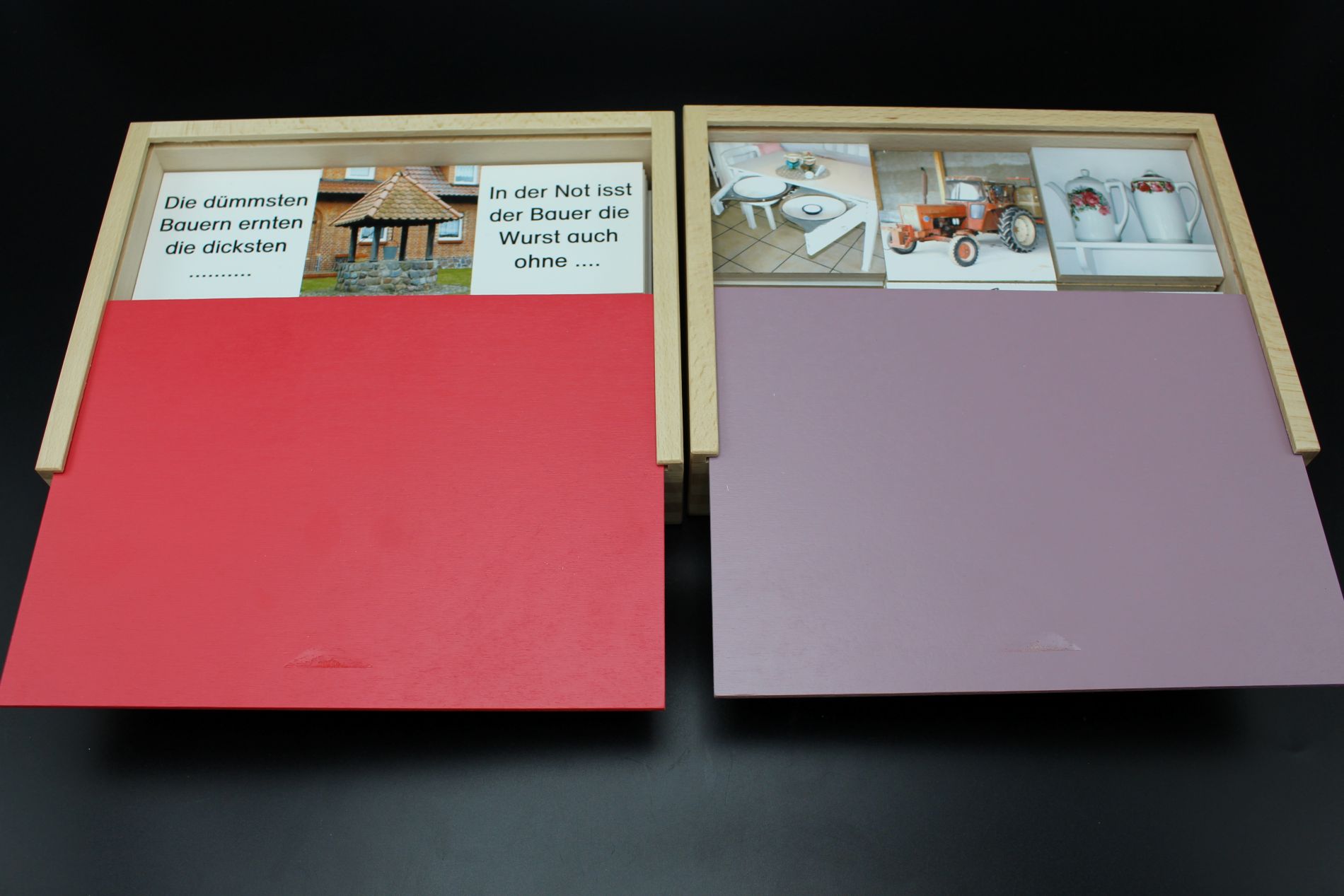 Memo aus Holz „Sprichwörter“ – Bild 8