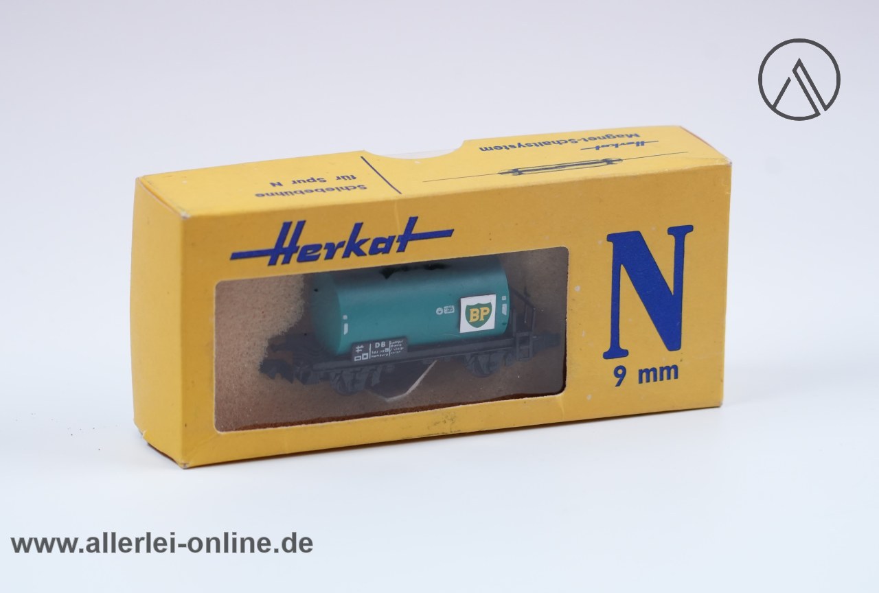 Herkat Spur N | BP Kesselwagen – Schienenreinigungswagen mit OVP – Bild 8