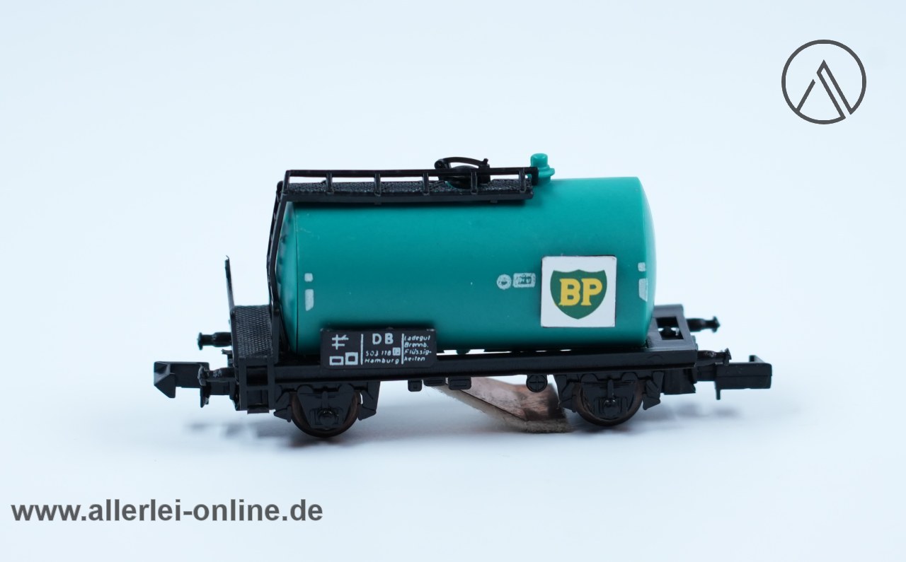 Herkat Spur N | BP Kesselwagen – Schienenreinigungswagen mit OVP – Bild 2