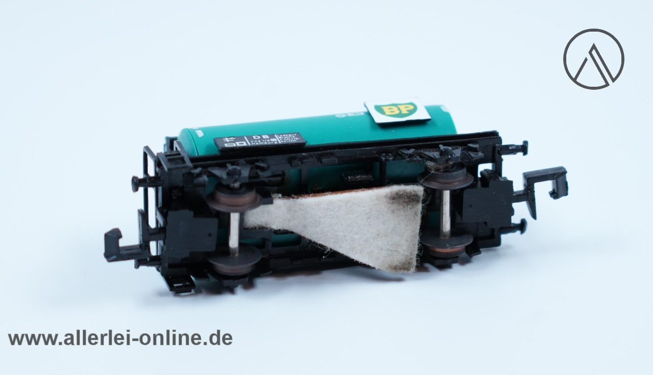 Herkat Spur N | BP Kesselwagen – Schienenreinigungswagen mit OVP – Bild 5