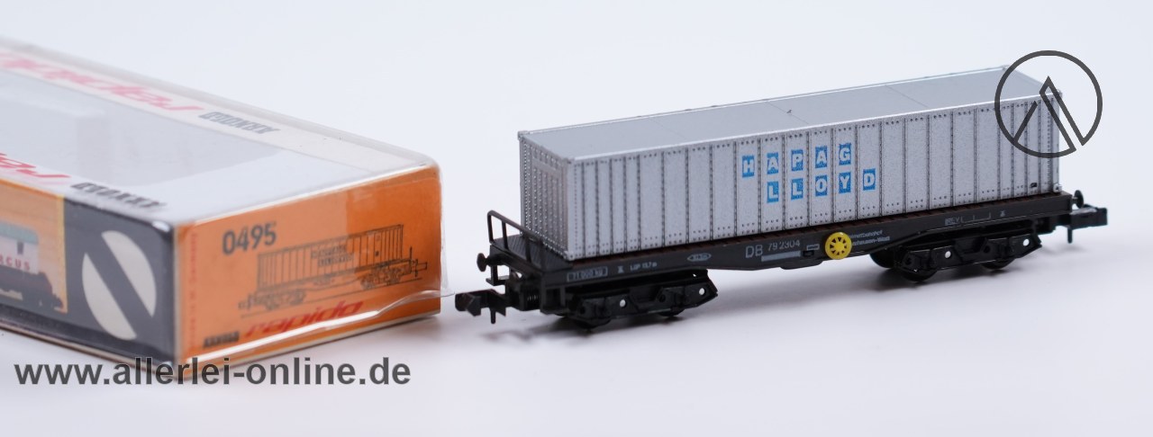 Arnold rapido Spur N | Hapag-Lloyd Container Tragwagen | Art.Nr: 0495 mit OVP – Bild 2