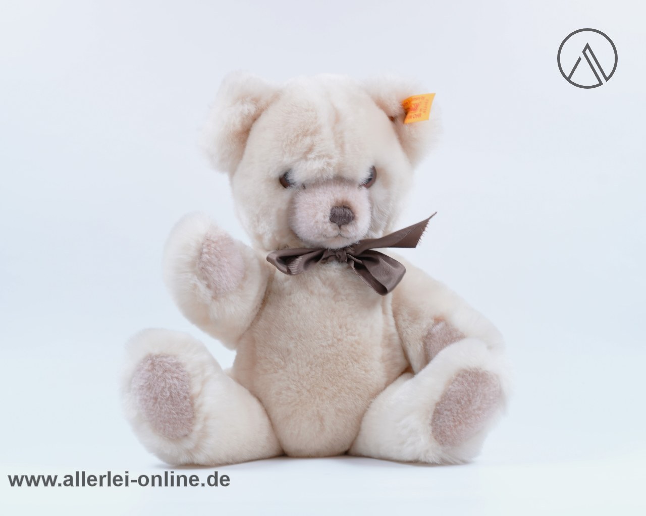 Steiff Teddybär | Steiff Bär Petsy ,beige 012457 mit Stimme | 28cm mit KFS