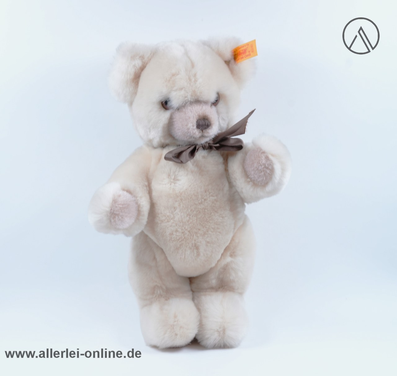 Steiff Teddybär | Steiff Bär Petsy ,beige 012457 mit Stimme | 28cm mit KFS – Bild 3