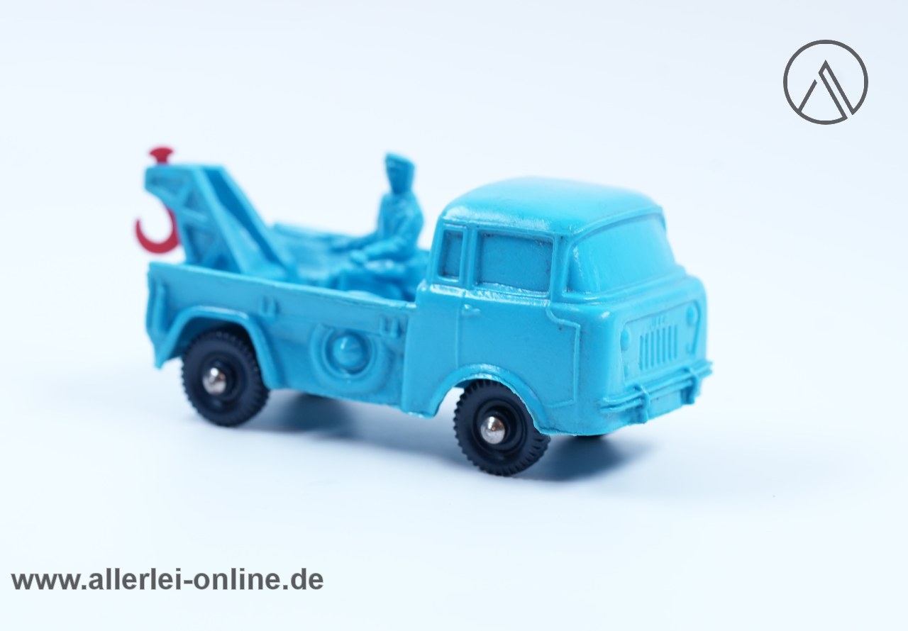 Tomte Laerdal 17 | JEEP Abschleppwagen | Vintage Vinyl Rubber – Gummiauto – Bild 2