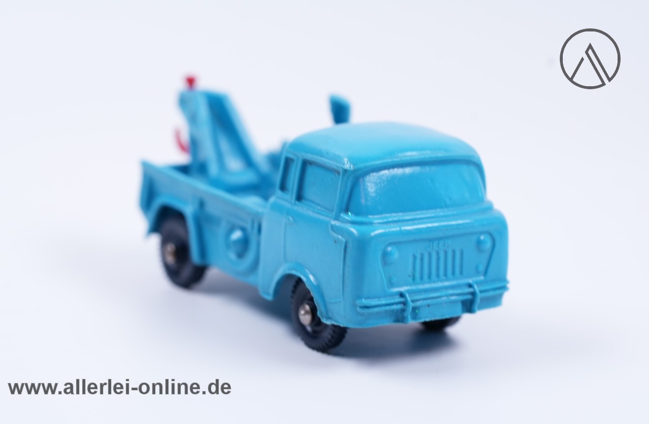 Tomte Laerdal 17 | JEEP Abschleppwagen | Vintage Vinyl Rubber – Gummiauto – Bild 3
