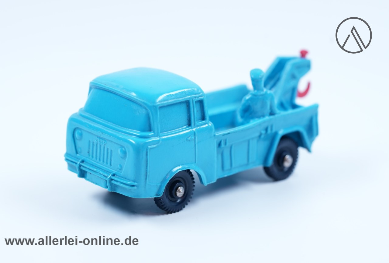 Tomte Laerdal 17 | JEEP Abschleppwagen | Vintage Vinyl Rubber – Gummiauto – Bild 5