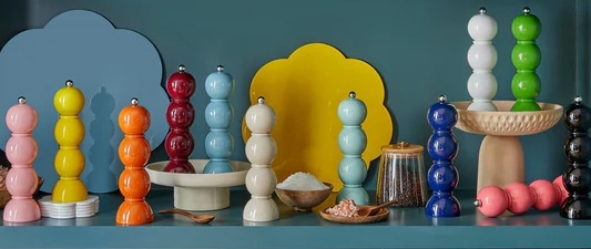 BOBBIN Salz- und Pfeffermühle GRANDE . Schwarz . 35cm – Bild 2