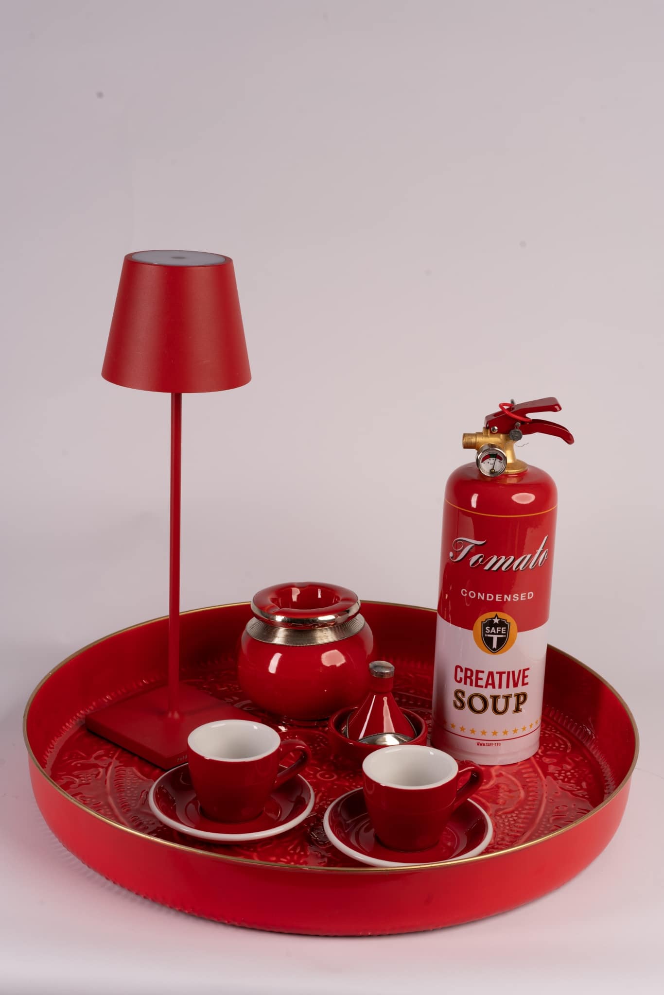 Marokkanisches Metalltablett Schwarz – Bild 3