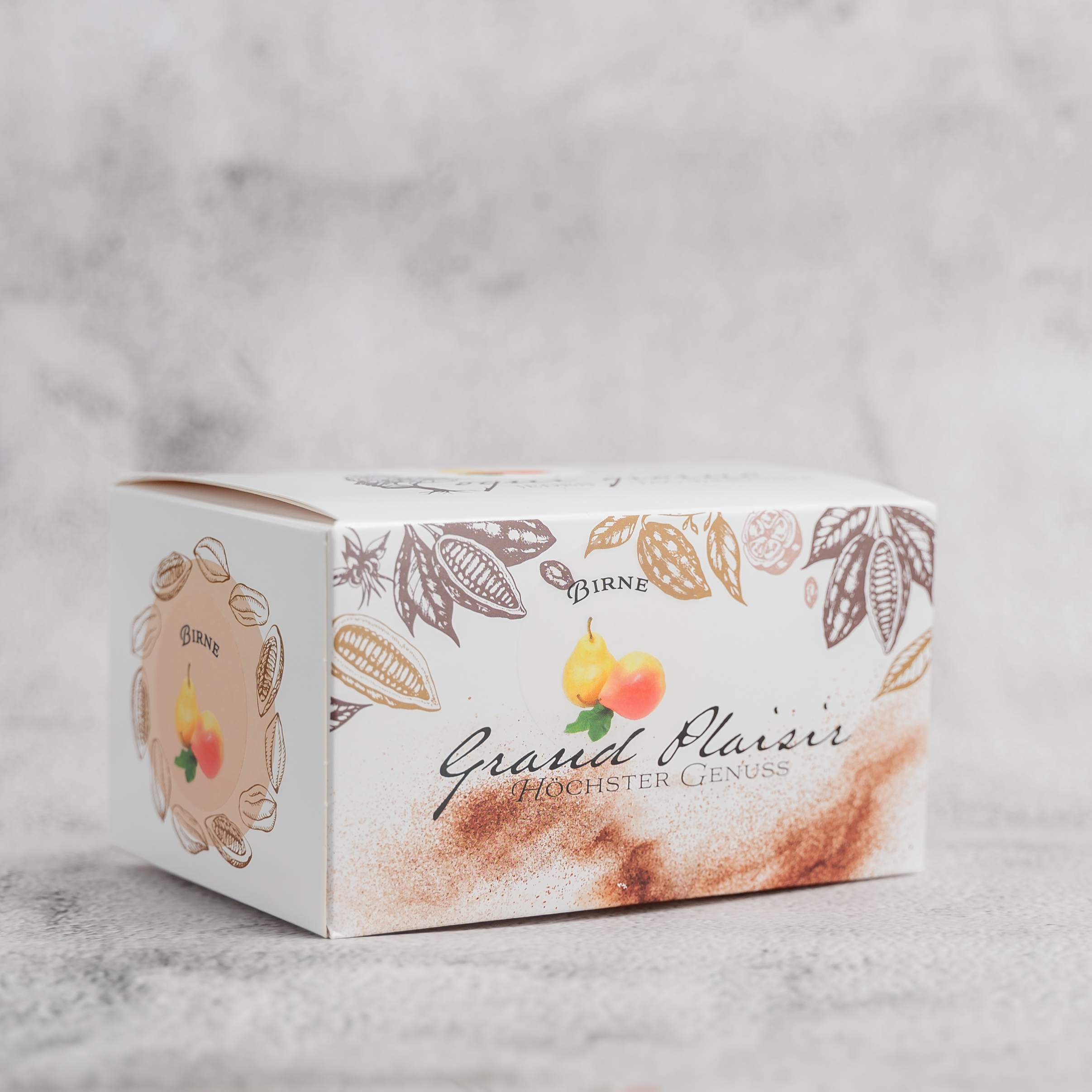 Petit Chocolate – Birne Zartschmelzende Schokotrüffel