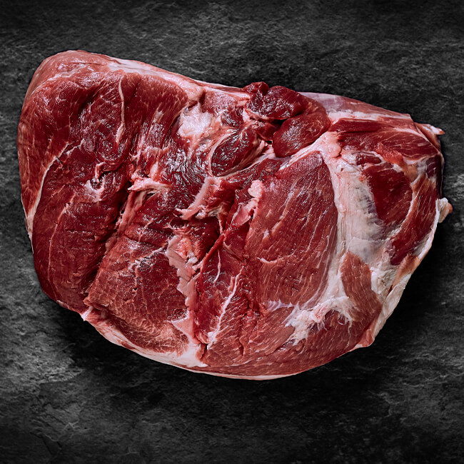 Duroc Schulter Bratstück 800g = 1Stk. – Bild 3