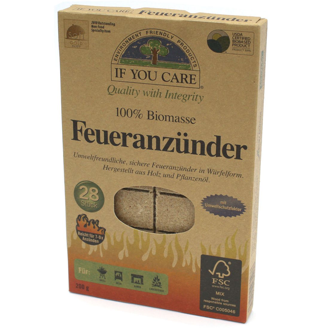 If You Care Feueranzünder Pflanzenöl vegan