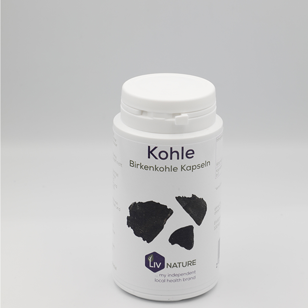LivNature Birkenkohle 210mg Kps 100 Stk