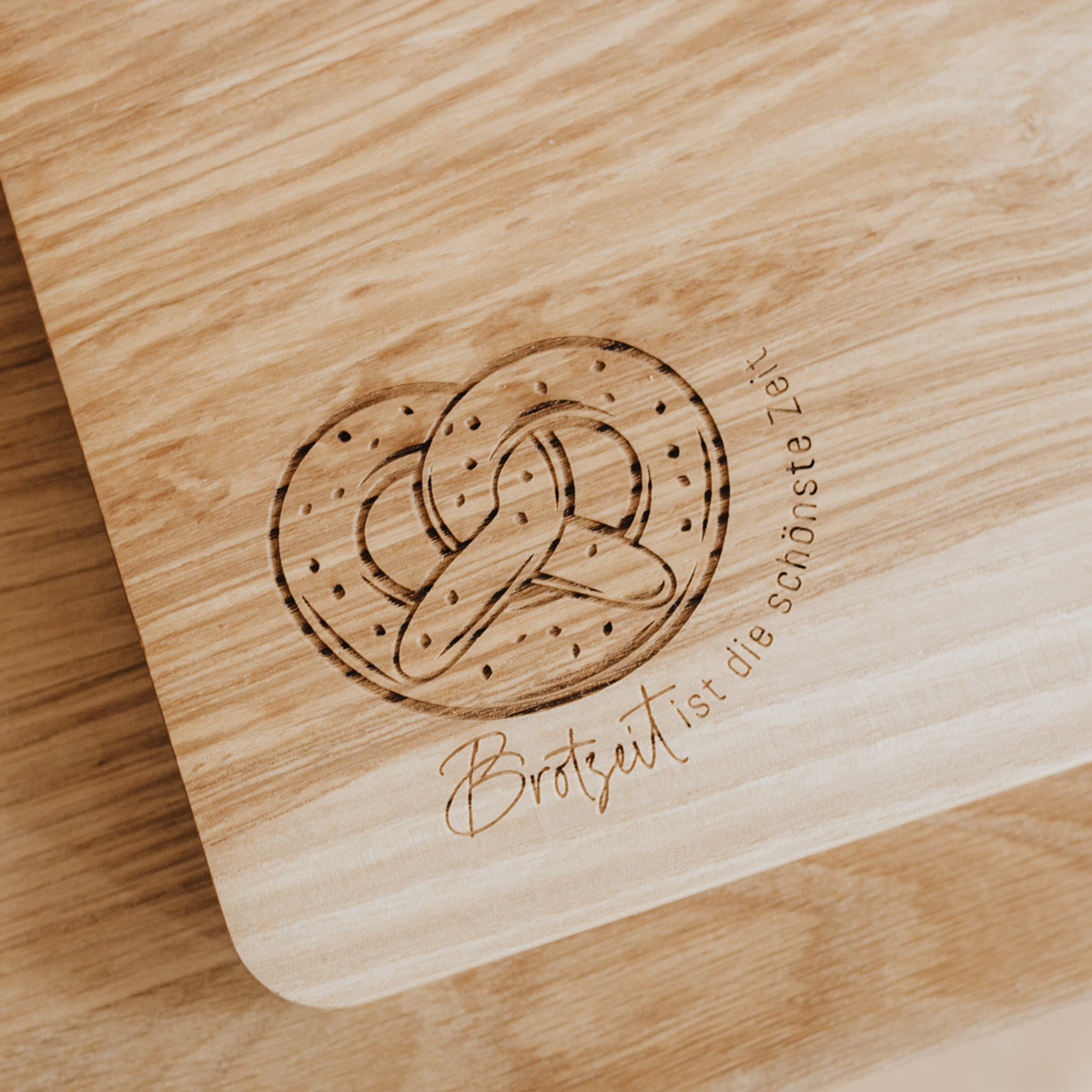 Brotzeitbrett mit Messer – Brotzeit ist die beste Zeit – Bild 2