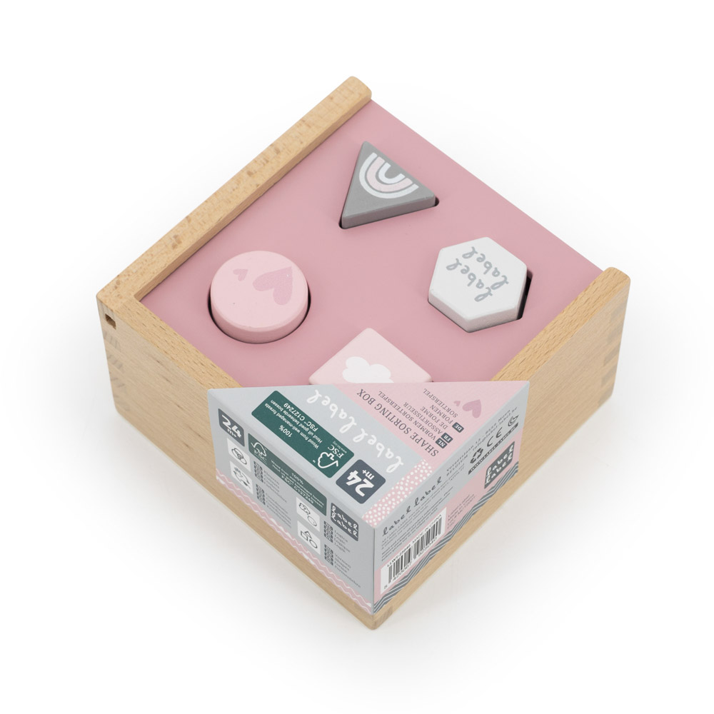 Sortierbox mit Formen – Rosa – Bild 3