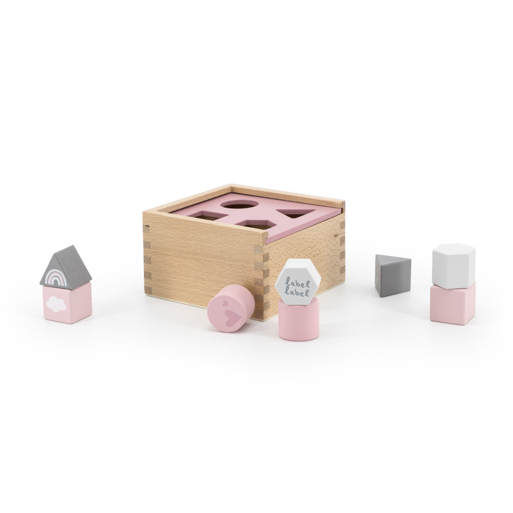 Sortierbox mit Formen – Rosa