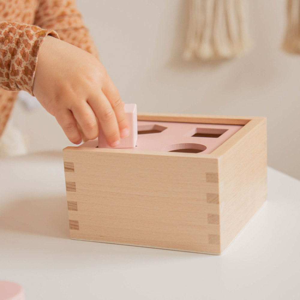 Sortierbox mit Formen – Rosa – Bild 5