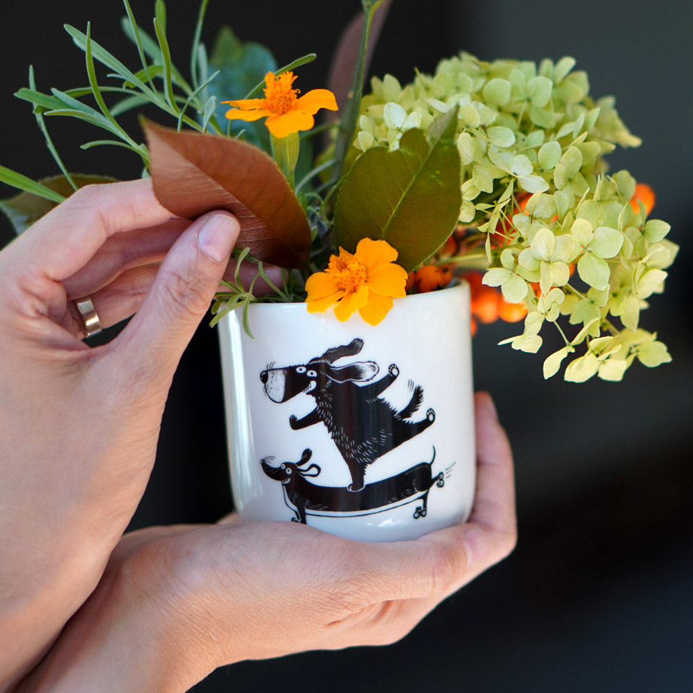 Happy Dogs – Becherkerze “Popcorn” – Bild 4