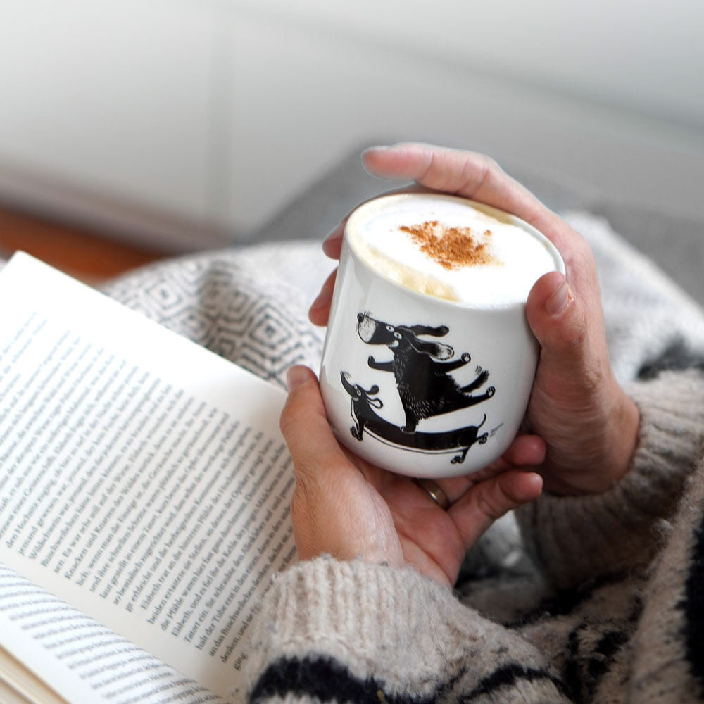 Happy Dogs – Becherkerze “Popcorn” – Bild 2