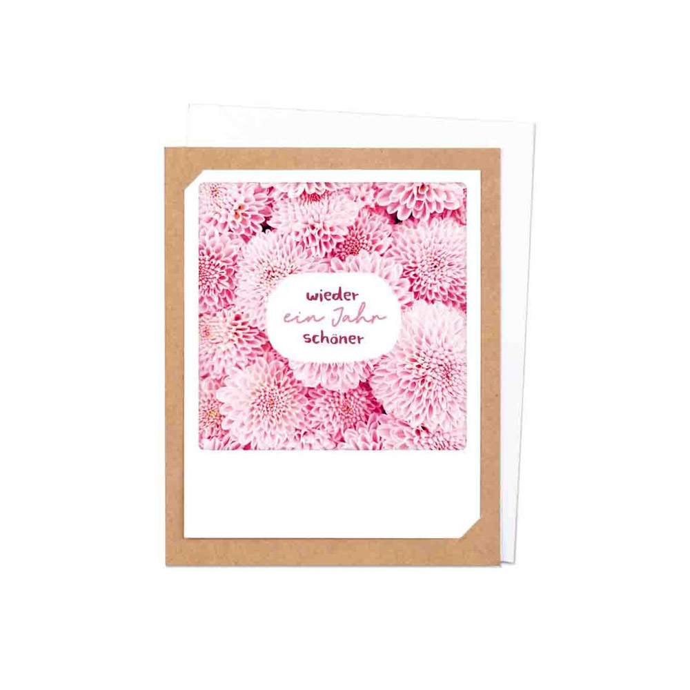 Wieder ein Jahr schöner – Klappkarte