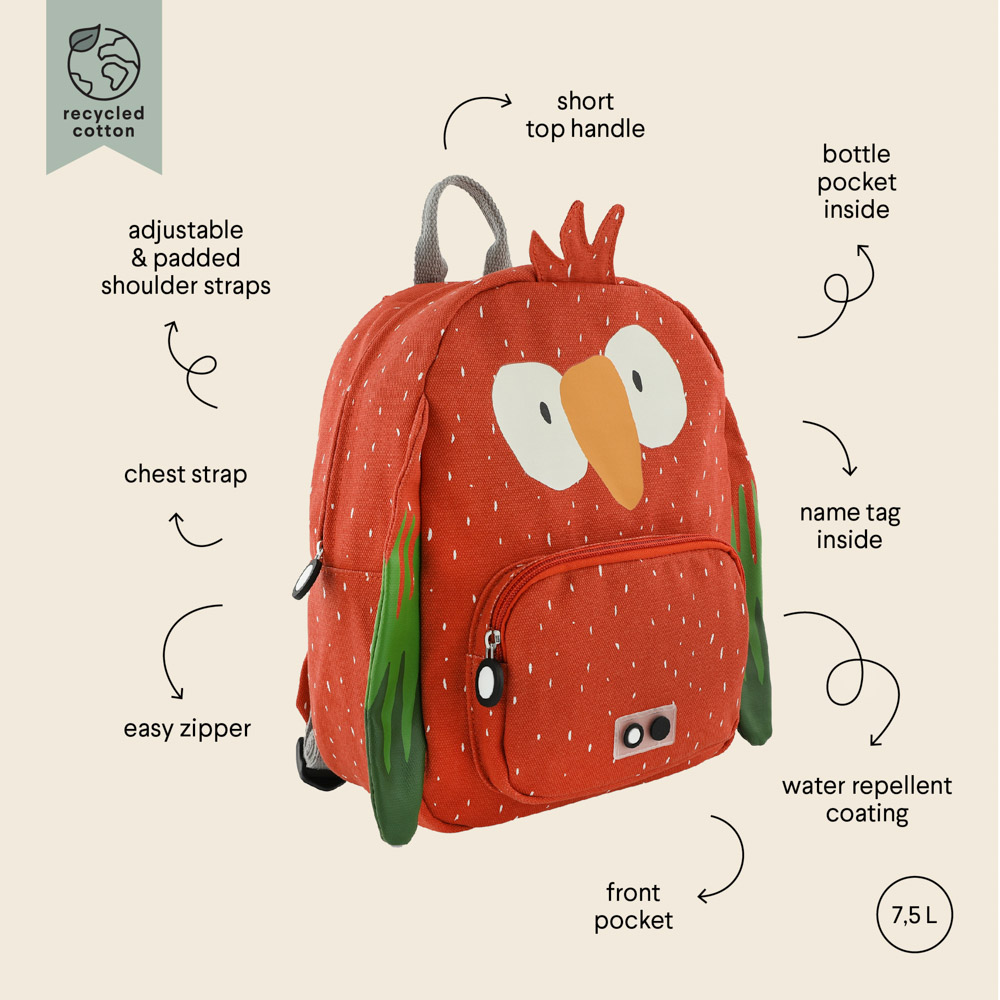 Mr. Parrot – Rucksack Papagei – Bild 5