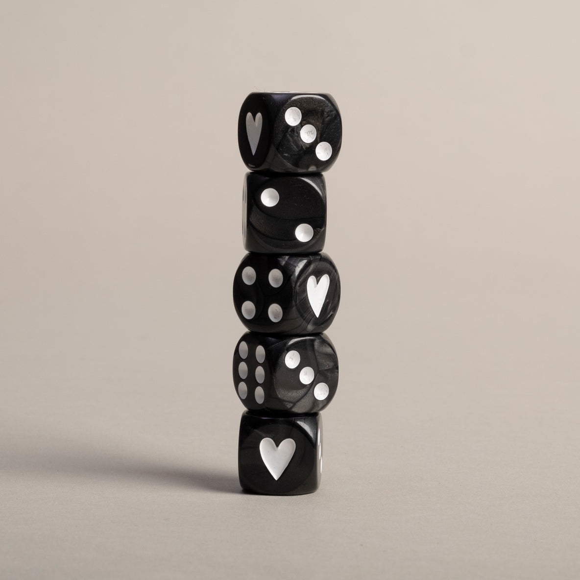 Würfelset Schwarz – Bild 5