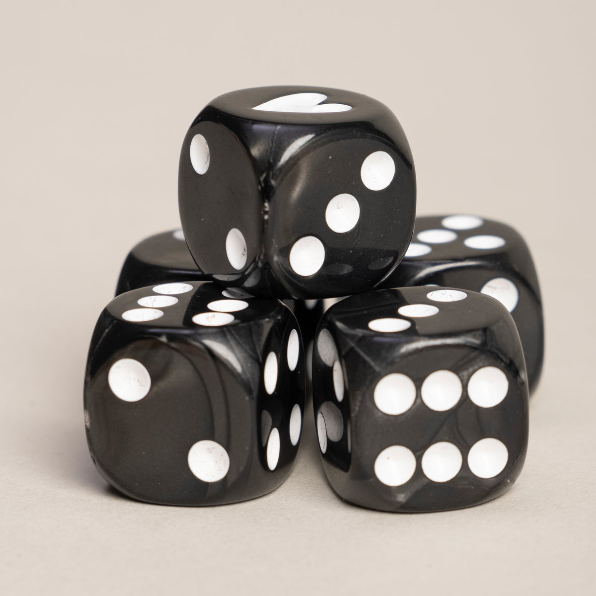 Würfelset Schwarz – Bild 3