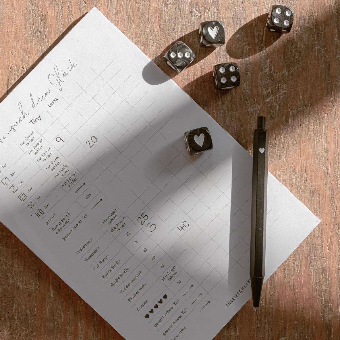 Versuch dein Glück – Spielblock Kniffel – Bild 2