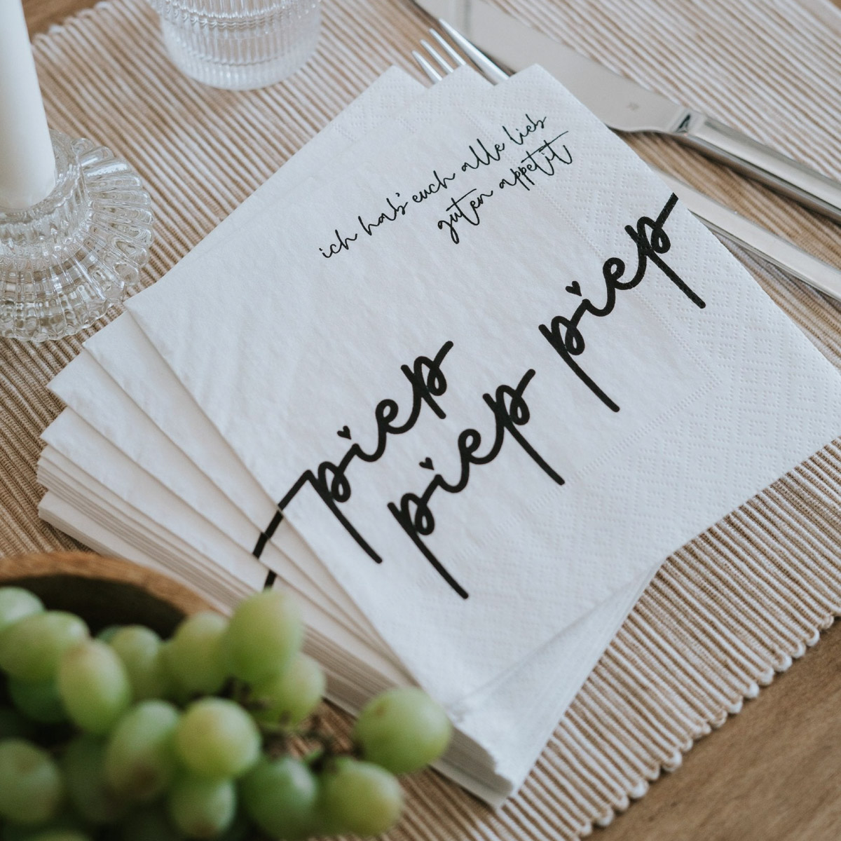 Servietten – Piep piep piep