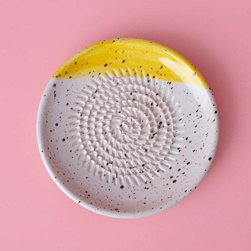 Keramikreibe Knoblauch & Käse – Zitrone